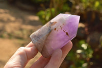 Polished Smokey Dream Amethyst Points  x 6 From Madagascar - TopRock