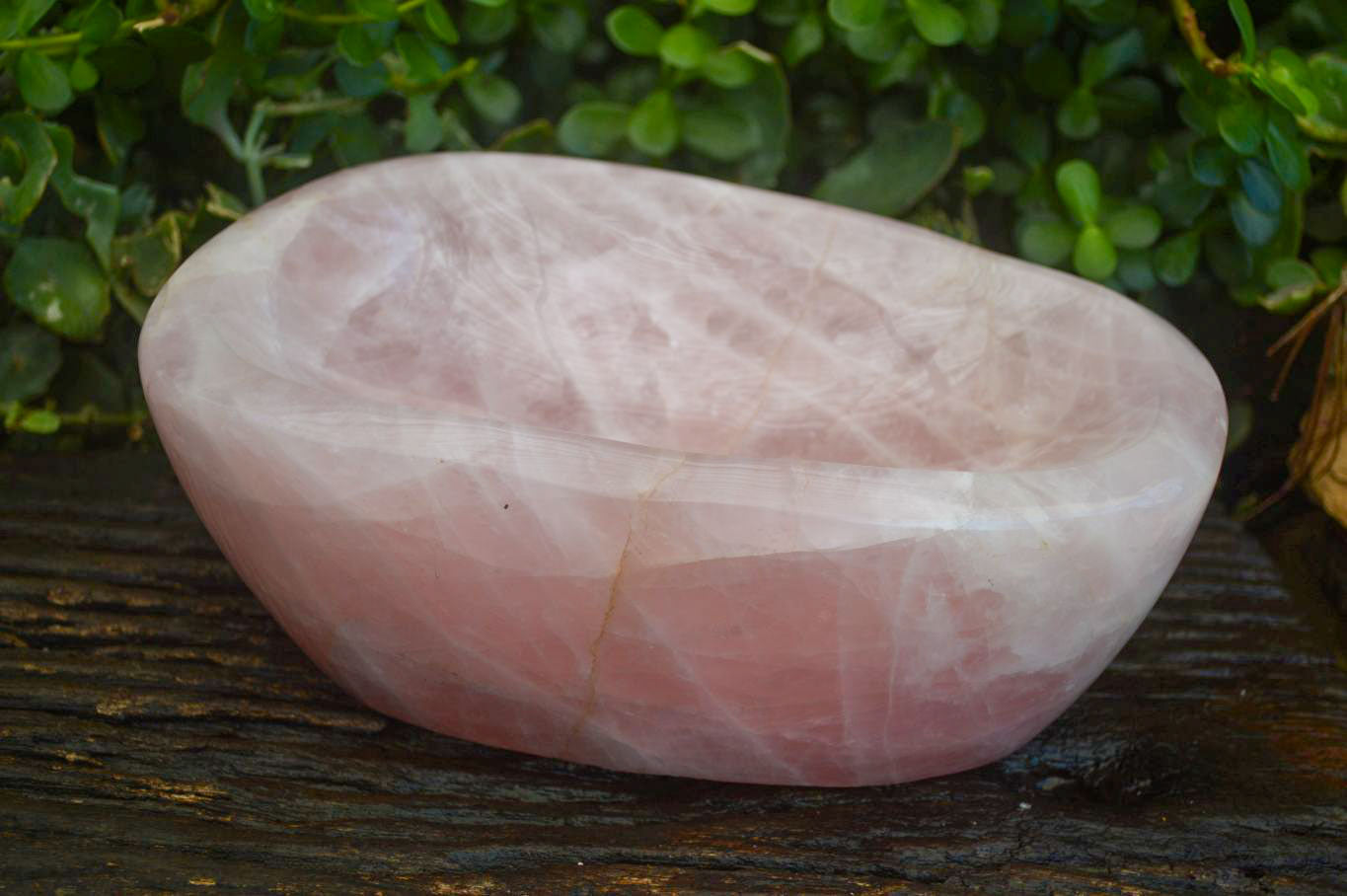 Polished Pink Rose Quartz Bowl x 1 From Ambatondrazaka, Madagascar - Toprock Gemstones and Minerals 