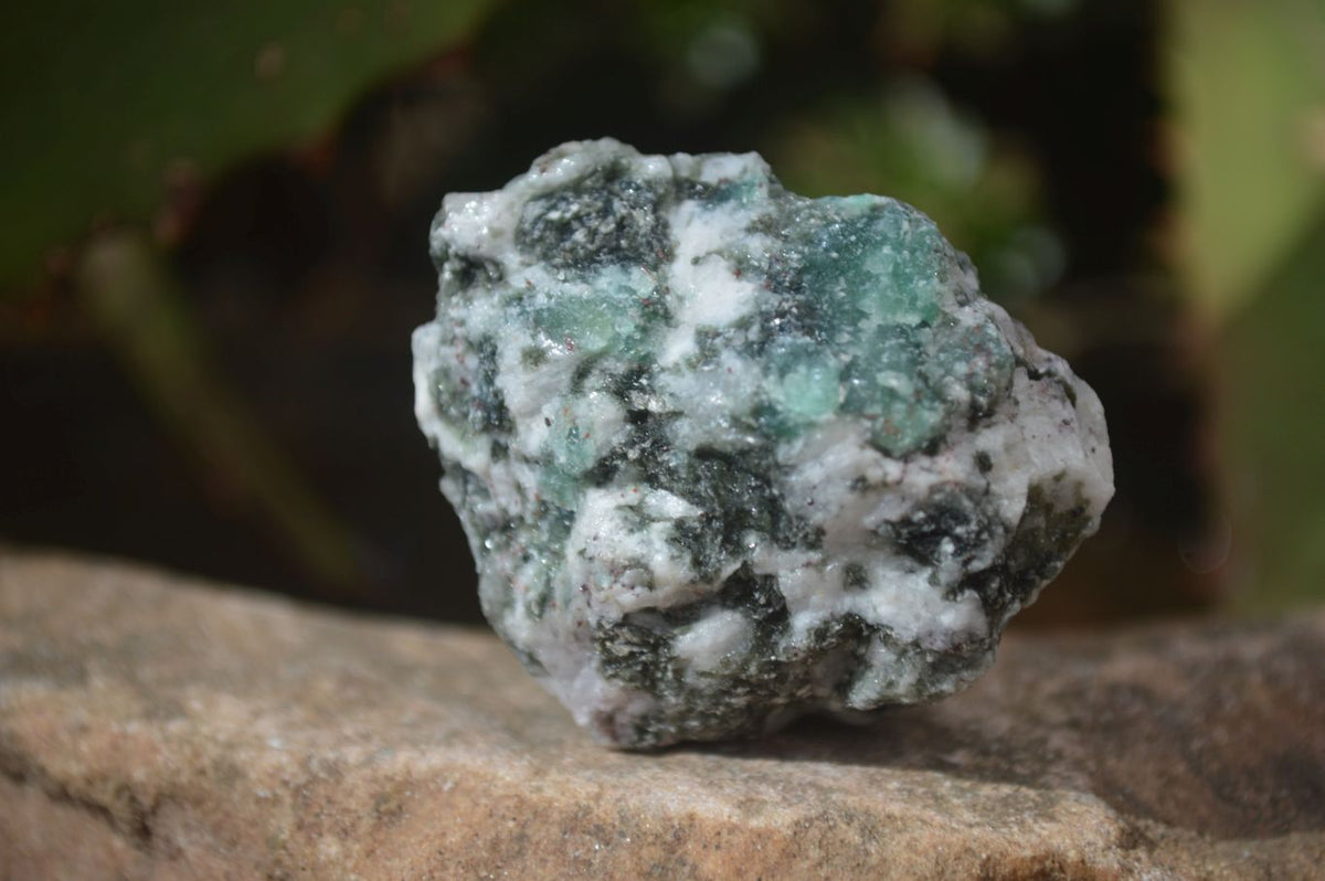 Natural Rare Emerald Mica In Matrix Cobbed Specimens x Lot From Mutoko, Zimbabwe - Toprock Gemstones and Minerals 