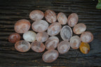 Polished Red Hematoid "Fire" Quartz Palm Stones  x 20 From Madagascar - Toprock Gemstones and Minerals 