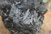 Natural Schorl Black Tourmaline Specimens  x 2 From Erongo Mountains, Namibia - TopRock