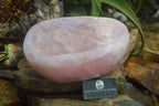 Polished Pink Rose Quartz Bowl x 1 From Ambatondrazaka, Madagascar - Toprock Gemstones and Minerals 