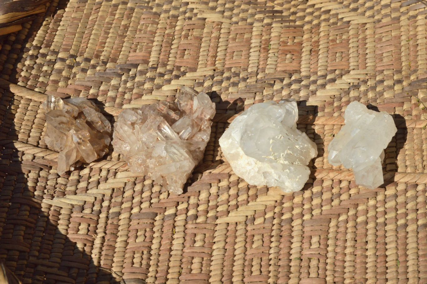 Natural Small Mixed Quartz Clusters x 35 From Madagascar - TopRock