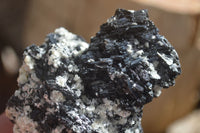 Natural Schorl Black Tourmaline Specimens  x 6 From Erongo, Namibia - Toprock Gemstones and Minerals 