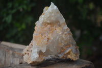 Natural Limonite Tinted Quartz Crystal Specimens  x 2 From Zambia - Toprock Gemstones and Minerals 
