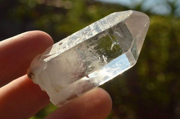 Natural Semi Optic Single Quartz Crystals x 35 From Serenje, Zambia - TopRock
