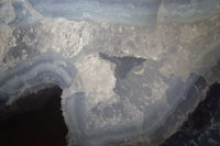 Natural Etched Blue Chalcedony Agate Specimen x 1 From Nsanje, Malawi - Toprock Gemstones and Minerals 