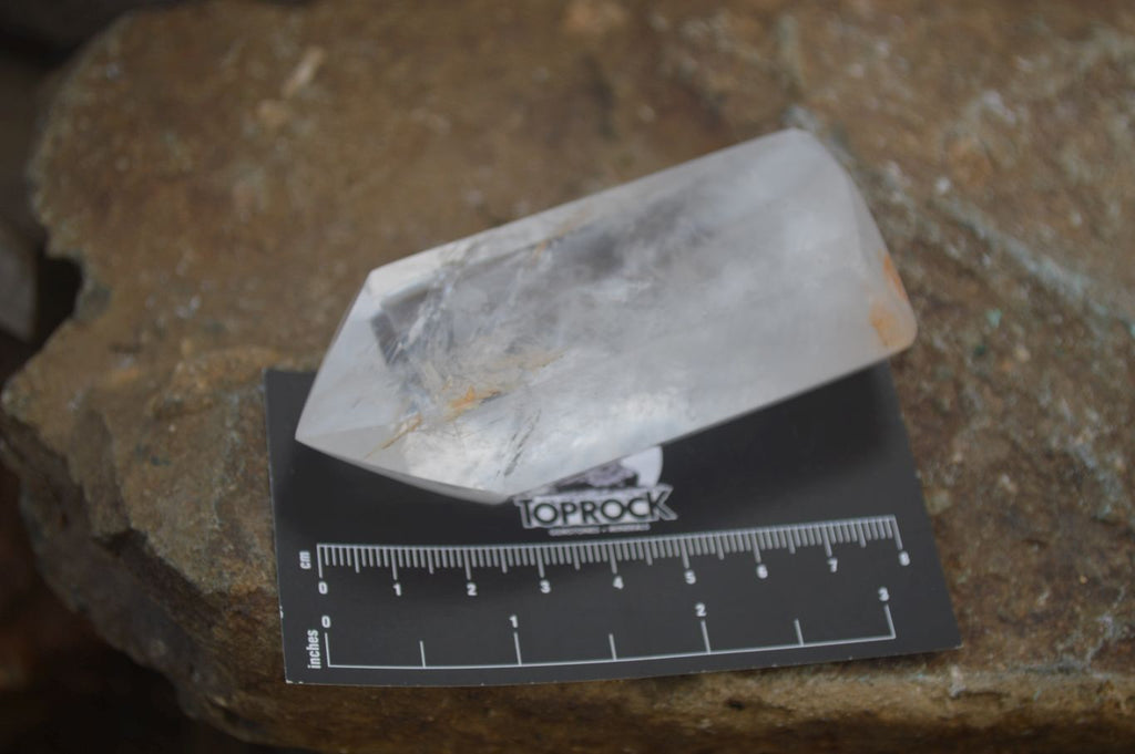 Polished Clear Quartz Crystal Points  x 6 From Madagascar - Toprock Gemstones and Minerals 