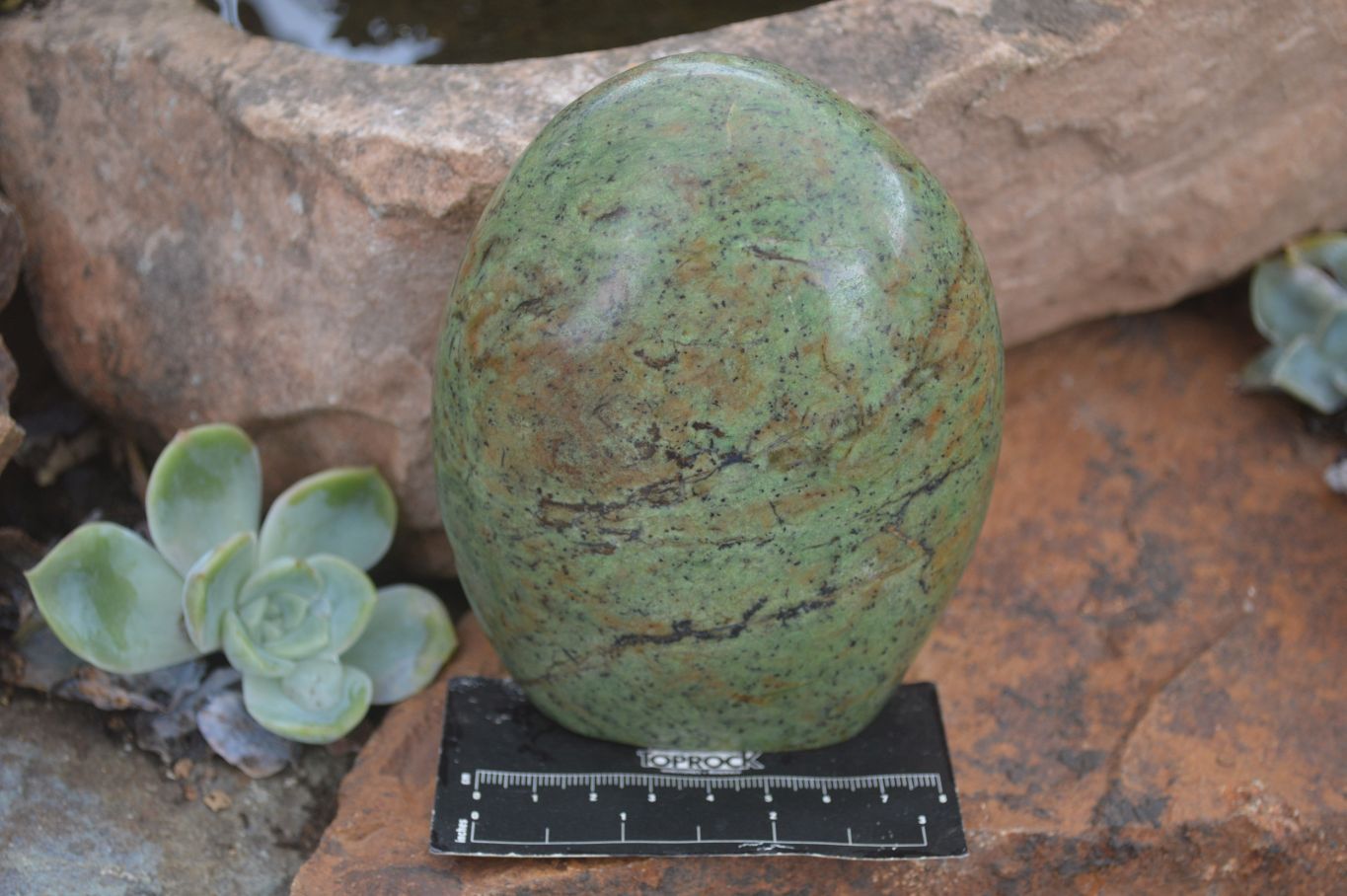 Polished Green Chrysoprase Standing Free Forms  x 2 From Madagascar - TopRock