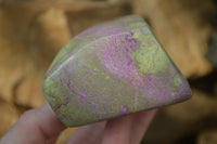 Polished Stichtite & Serpentine Free Forms x 6 From Barberton, South Africa - Toprock Gemstones and Minerals 