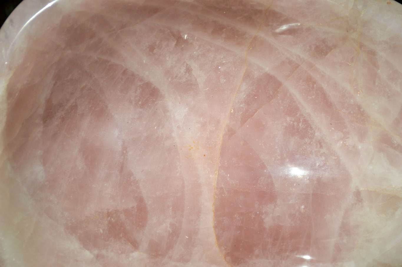 Polished Pink Rose Quartz Bowl x 1 From Ambatondrazaka, Madagascar - Toprock Gemstones and Minerals 