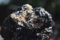 Natural Schorl Black Tourmaline Specimens  x 2 From Erongo Mountains, Namibia - TopRock