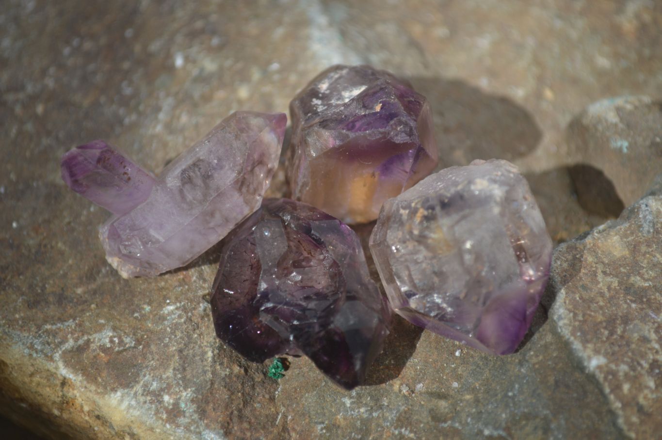 Natural Mini Smokey Amethyst Crystals  x 70 From Chiredzi, Zimbabwe - Toprock Gemstones and Minerals 