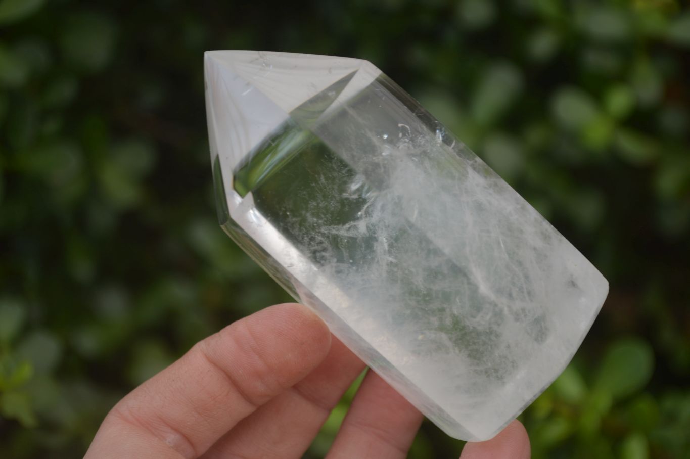 Polished Clear Quartz Crystal Points  x 6 From Madagascar - Toprock Gemstones and Minerals 