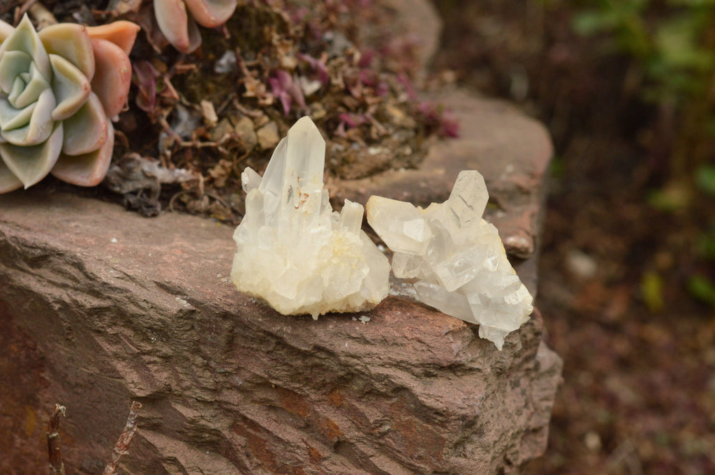 Natural Mini to Small Mixed Optic Quartz Clusters  x 63 From Mandrosonoro, Madagascar - TopRock