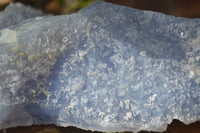 Natural Etched Blue Chalcedony Agate Specimen x 1 From Nsanje, Malawi - Toprock Gemstones and Minerals 