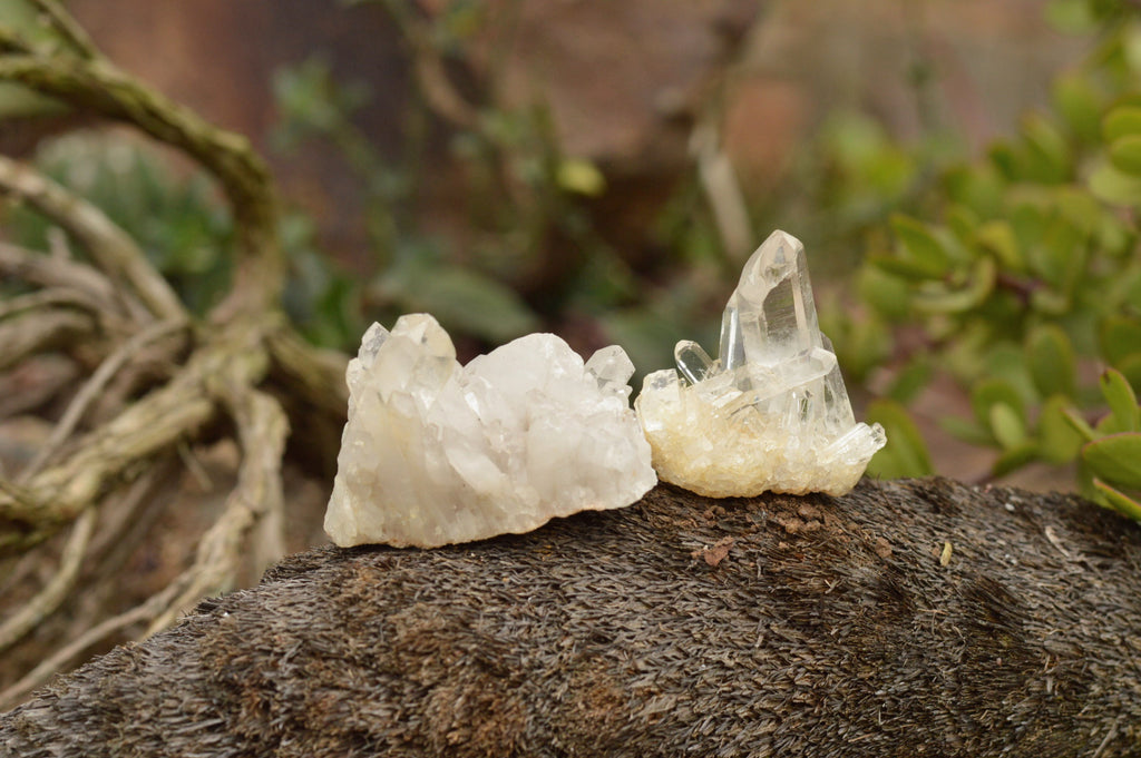 Natural Mini to Small Mixed Optic Quartz Clusters  x 63 From Mandrosonoro, Madagascar - TopRock