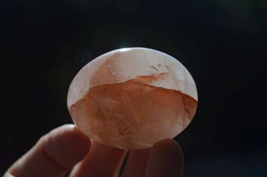 Polished Red Hematoid "Fire" Quartz Palm Stones  x 20 From Madagascar - Toprock Gemstones and Minerals 