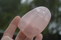 Polished Gemmy Pink Rose Quartz Standing Free Forms  x 5 From Ambatondrazaka, Madagascar - TopRock