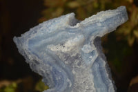Natural Etched Blue Chalcedony Agate Specimen x 1 From Nsanje, Malawi - Toprock Gemstones and Minerals 