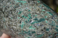 Polished Emerald Mica In Matrix Standing Free Forms x 1 From Mutoko, Zimbabwe - Toprock Gemstones and Minerals 