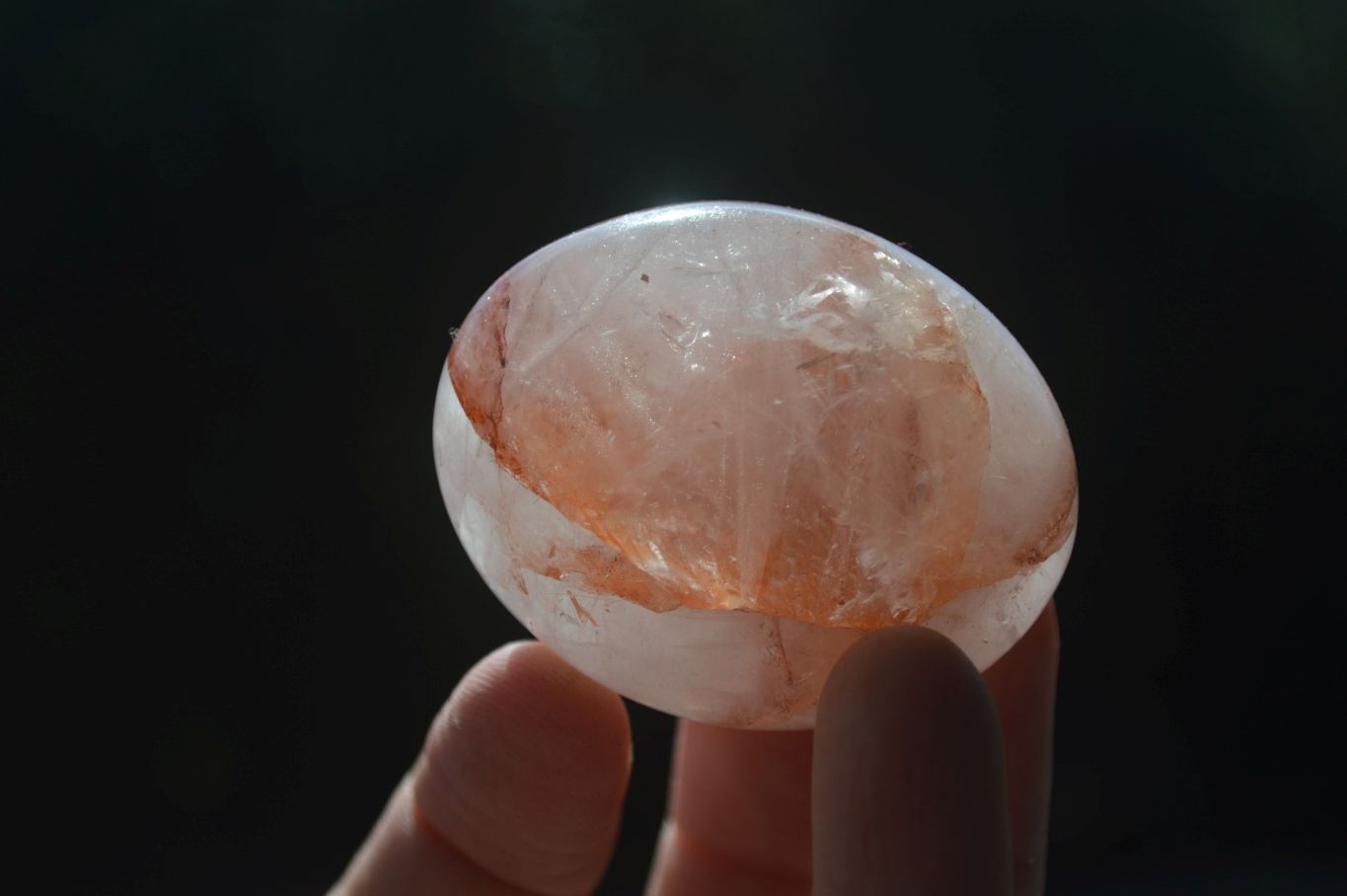 Polished Red Hematoid "Fire" Quartz Palm Stones  x 20 From Madagascar - Toprock Gemstones and Minerals 