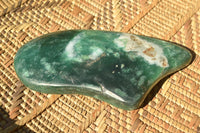 Polished Green Mtorolite "AKA Chrome/Emerald Chrysoprase" Free Forms x 3 From Zimbabwe - TopRock