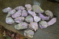 Natural Rough Stichtite Cobbed Specimens x 24 From Barberton, South Africa - Toprock Gemstones and Minerals 
