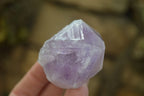 Natural Single Jacaranda Amethyst Crystals x 12 From Mumbwe, Zambia - Toprock Gemstones and Minerals 