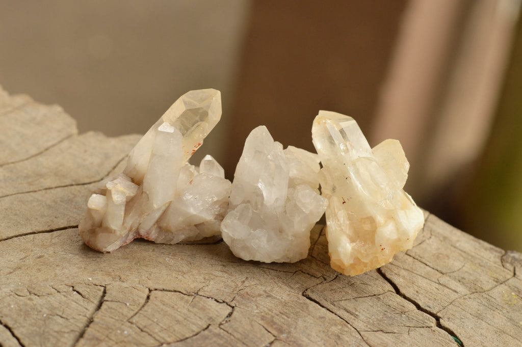 Natural Mini to Small Mixed Optic Quartz Clusters  x 63 From Mandrosonoro, Madagascar - TopRock