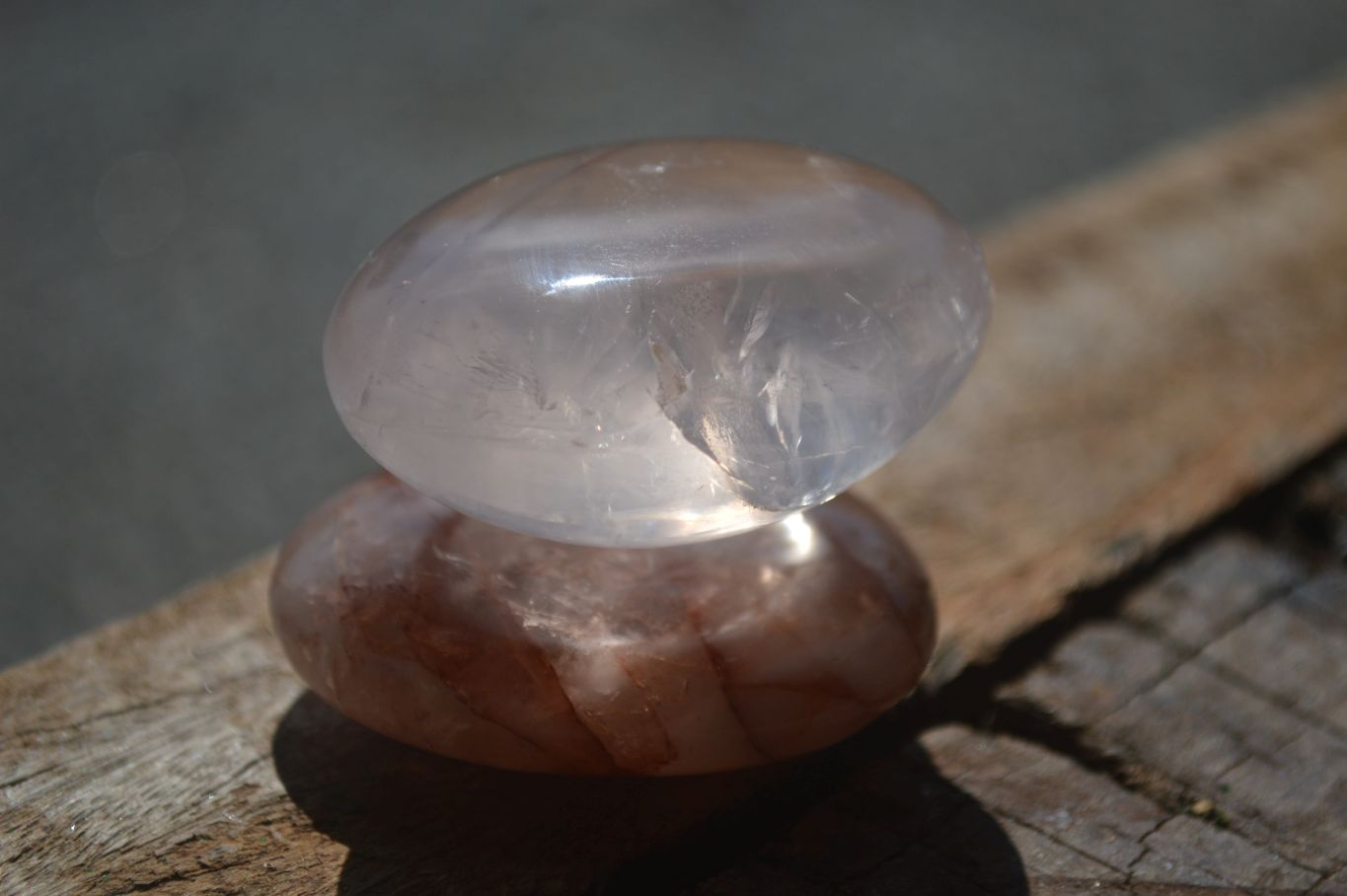 Polished Red Hematoid "Fire" Quartz Palm Stones  x 20 From Madagascar - Toprock Gemstones and Minerals 