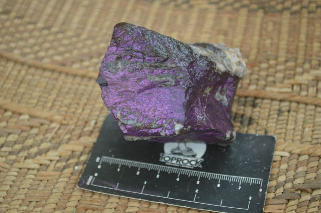 Natural Metallic Purpurite Cobbed Specimens  x 6 From Erongo, Namibia - Toprock Gemstones and Minerals 