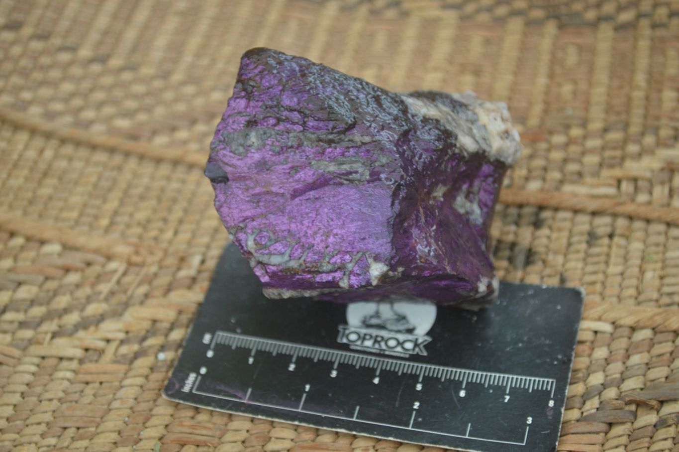 Natural Metallic Purpurite Cobbed Specimens  x 6 From Erongo, Namibia - Toprock Gemstones and Minerals 