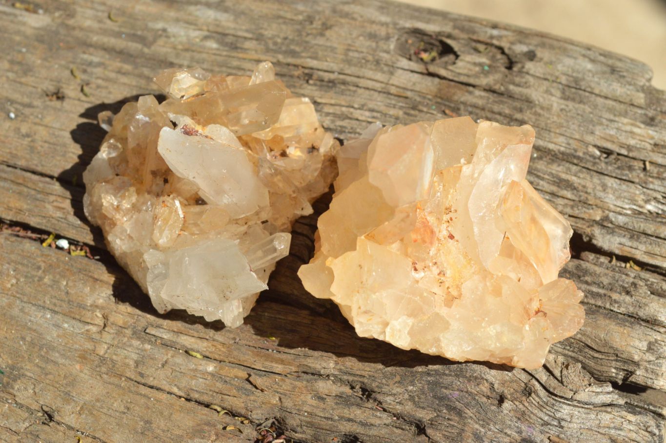 Natural Small Mixed Quartz Clusters x 35 From Madagascar - TopRock