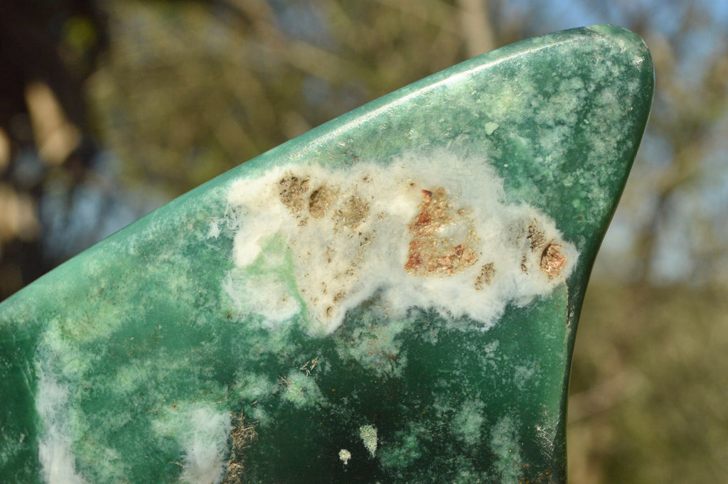 Polished Green Mtorolite "AKA Chrome/Emerald Chrysoprase" Free Forms x 3 From Zimbabwe - TopRock