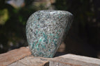 Polished Emerald Mica In Matrix Standing Free Forms x 1 From Mutoko, Zimbabwe - Toprock Gemstones and Minerals 