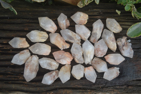 Natural Single Pineapple Candle Quartz Crystals  x 35 From Antsirabe, Madagascar