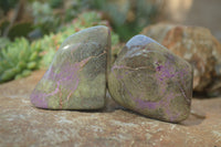Polished Stichtite & Serpentine Free Forms x 6 From Barberton, South Africa - Toprock Gemstones and Minerals 