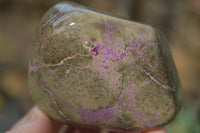 Polished Stichtite & Serpentine Free Forms x 6 From Barberton, South Africa - Toprock Gemstones and Minerals 