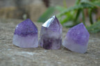 Polished Dream and Other Amethyst Points x 24 From Madagascar - Toprock Gemstones and Minerals 