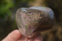 Polished Stichtite & Serpentine Free Forms x 6 From Barberton, South Africa - Toprock Gemstones and Minerals 