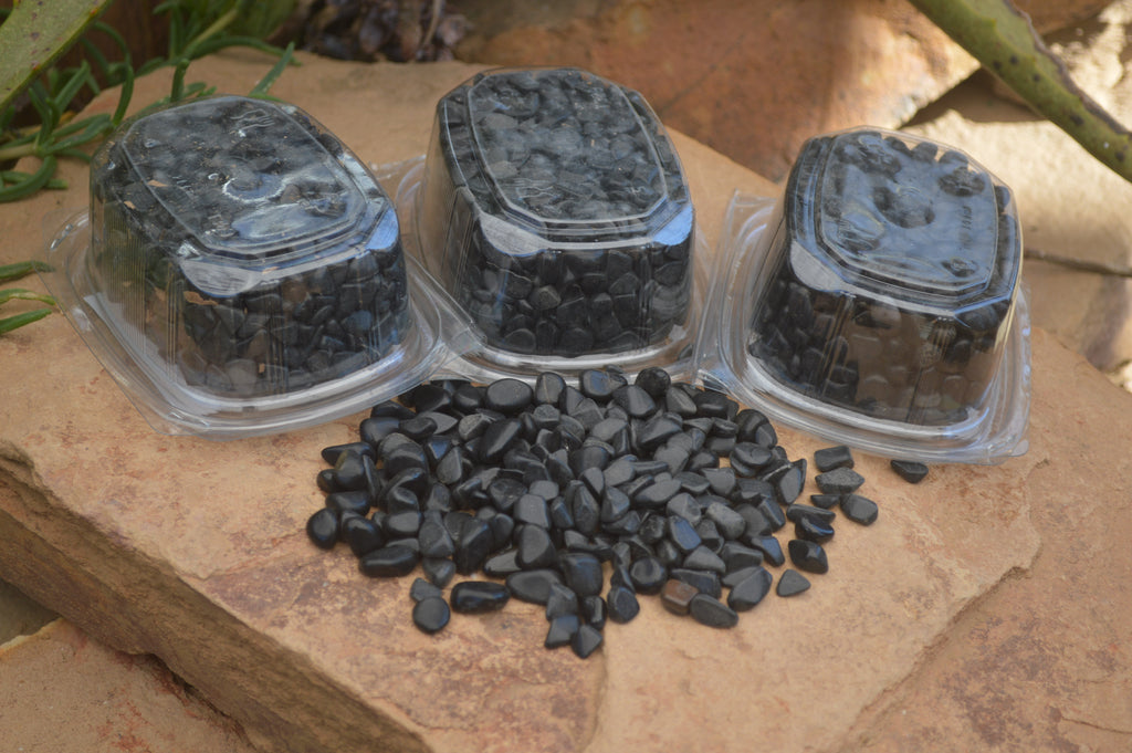 Polished Mini Craft Onyx Tumble Stones - Sold per 500 g - From Swaziland - Toprock Gemstones and Minerals 