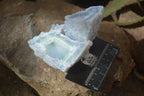 Natural Etched Blue Chalcedony Specimens  x 3 From Nsanje, Malawi - Toprock Gemstones and Minerals 