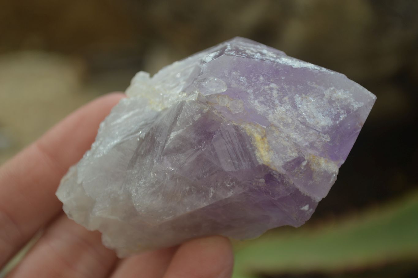 Natural Single Jacaranda Amethyst Crystals x 12 From Mumbwe, Zambia - Toprock Gemstones and Minerals 