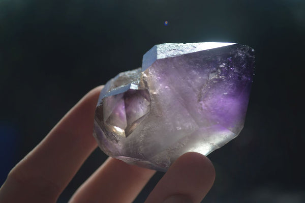 Natural Window Amethyst Quartz Crystals  x 12 From Ambatondrazaka, Madagascar - Toprock Gemstones and Minerals 