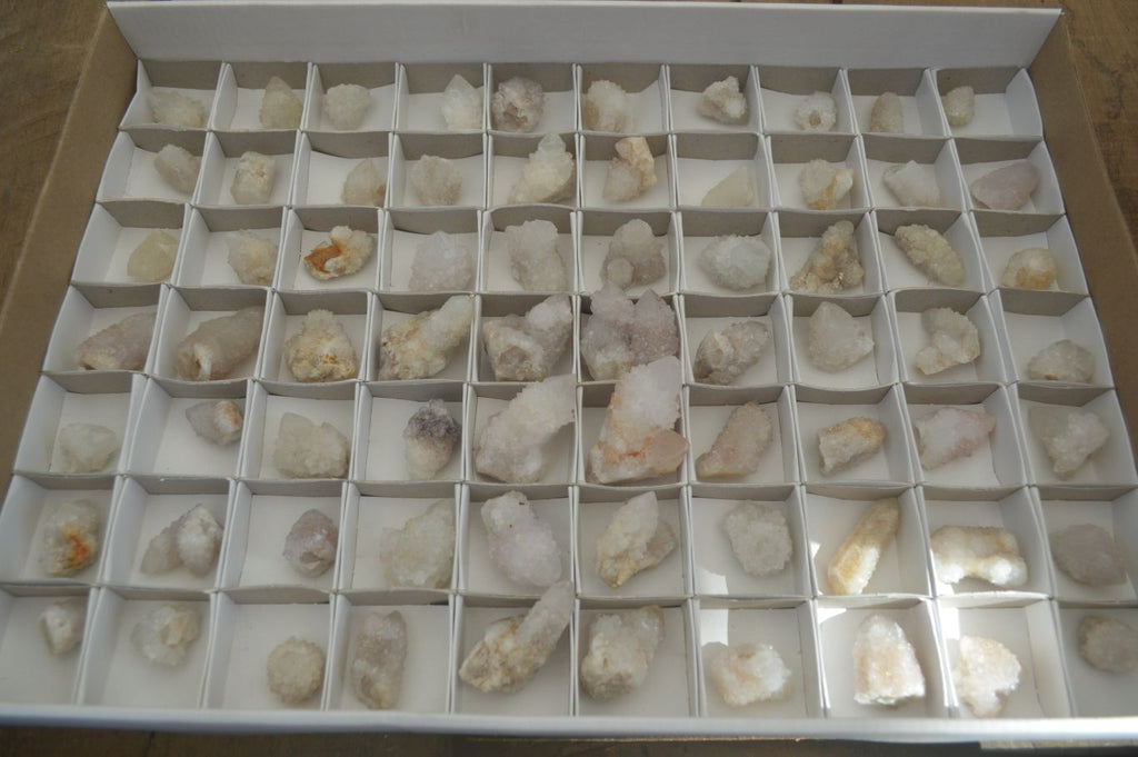 Natural Single White Spirit Quartz Crystals x 70 From Boekenhouthoek, South Africa - Toprock Gemstones and Minerals 