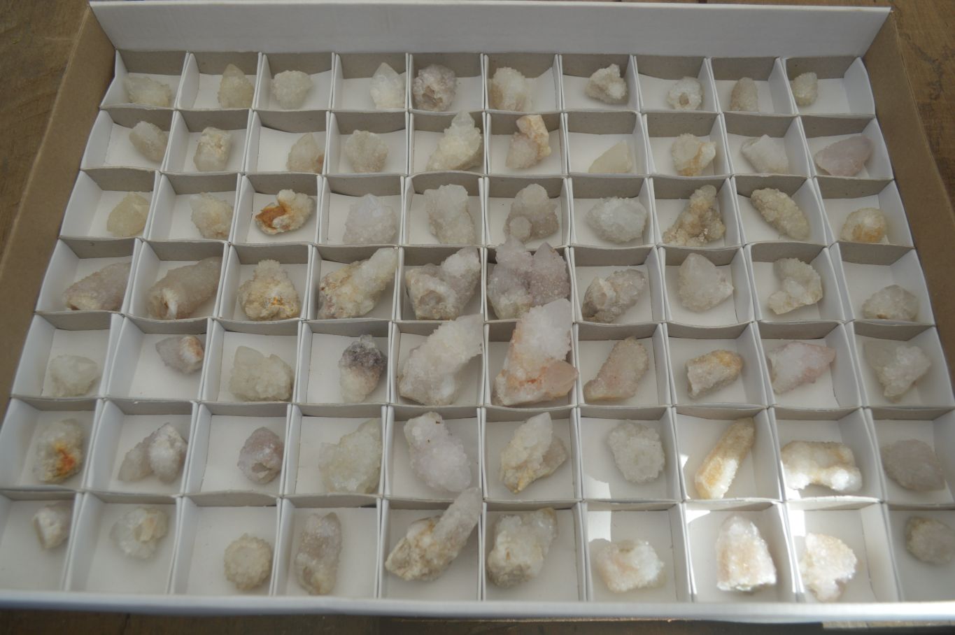 Natural Single White Spirit Quartz Crystals x 70 From Boekenhouthoek, South Africa - Toprock Gemstones and Minerals 