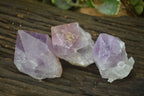 Natural Single Jacaranda Amethyst Crystals x 12 From Mumbwe, Zambia - Toprock Gemstones and Minerals 