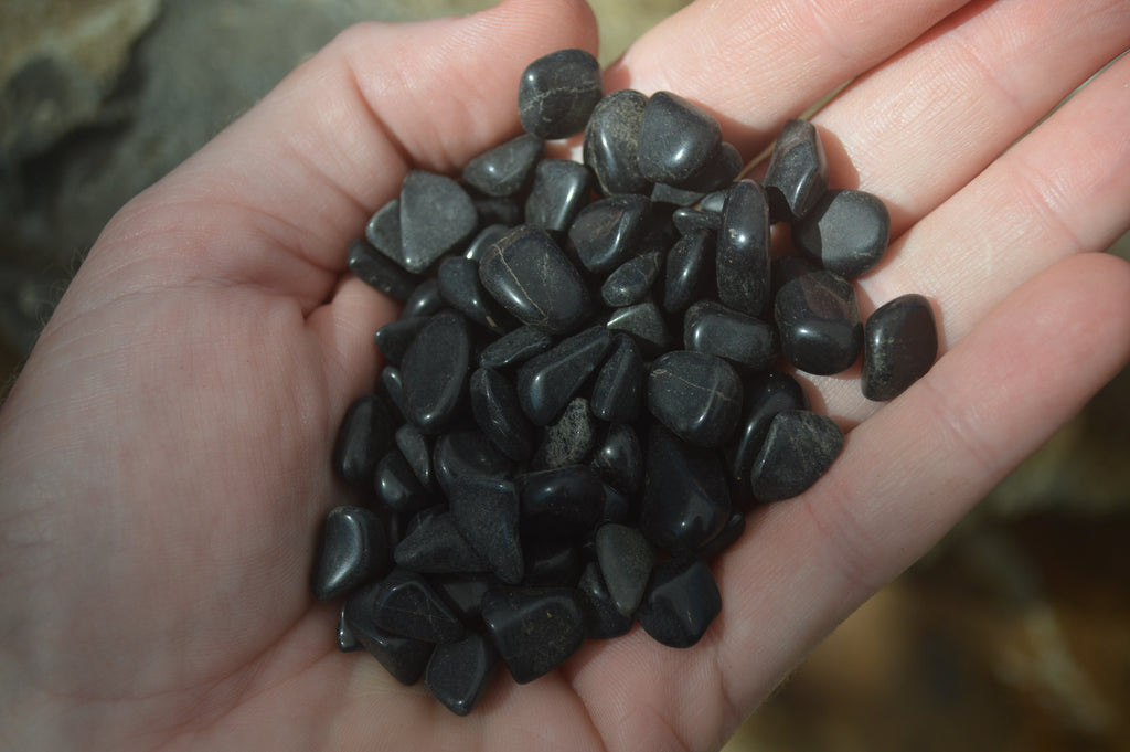 Polished Mini Craft Onyx Tumble Stones - Sold per 500 g - From Swaziland - Toprock Gemstones and Minerals 