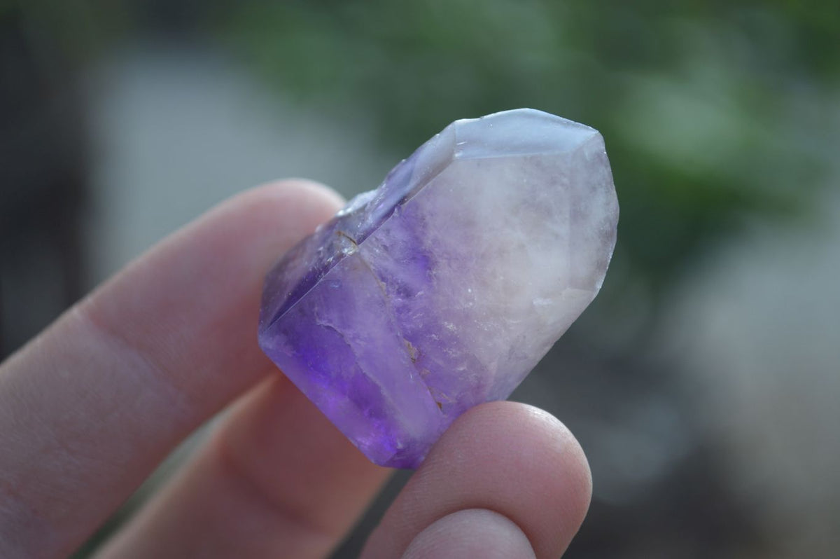 Polished Dream and Other Amethyst Points x 24 From Madagascar - Toprock Gemstones and Minerals 